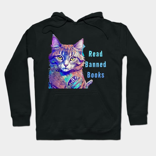 Gandalf Says...Read Banned Books Teal Hoodie by Gold Dust Publishing